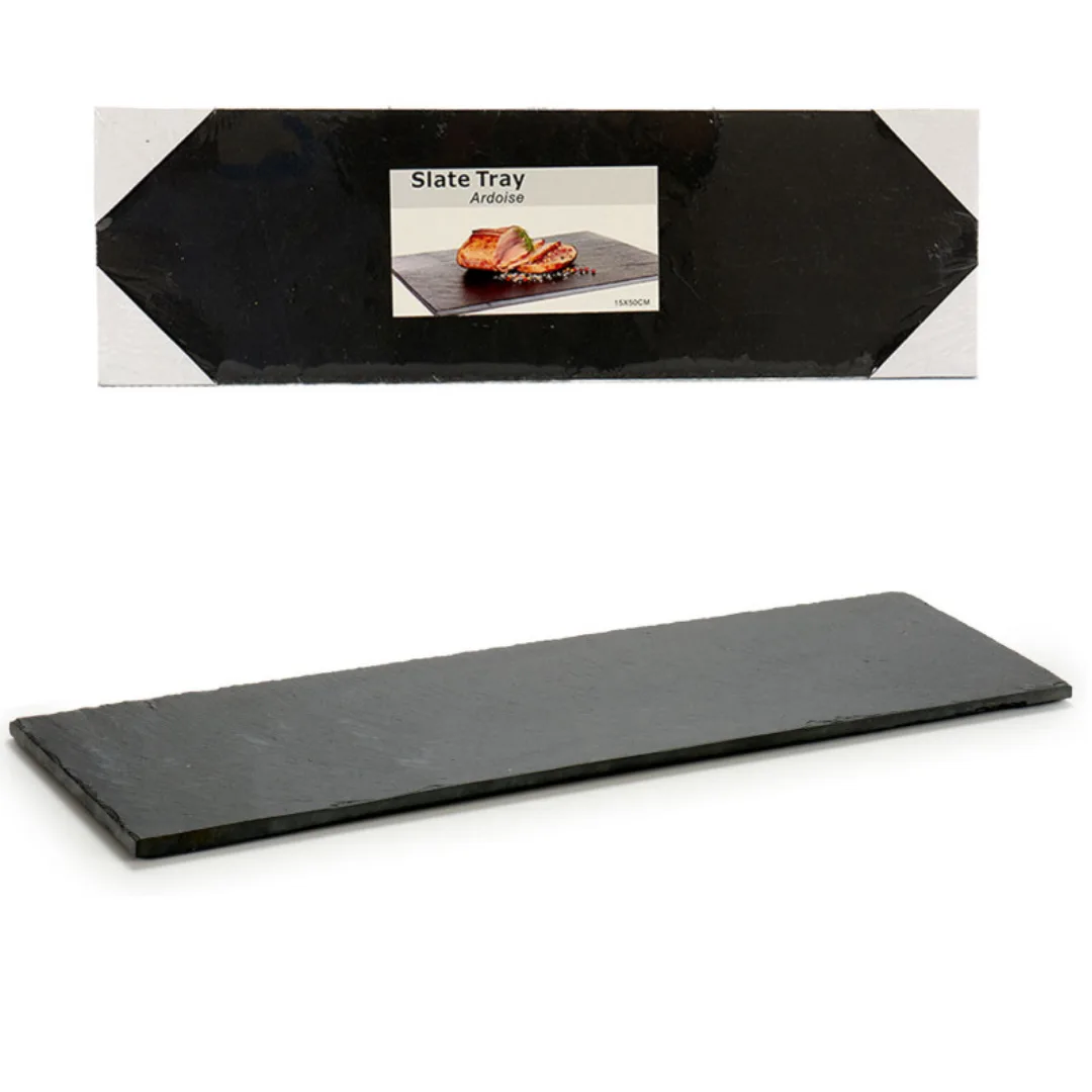 Ardósia para aperitivos, 50 x 15 cm