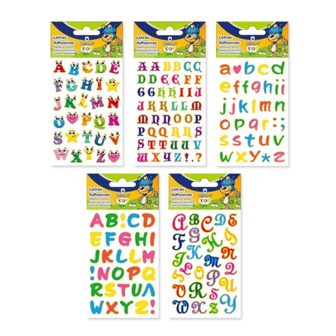 Autocolantes letras