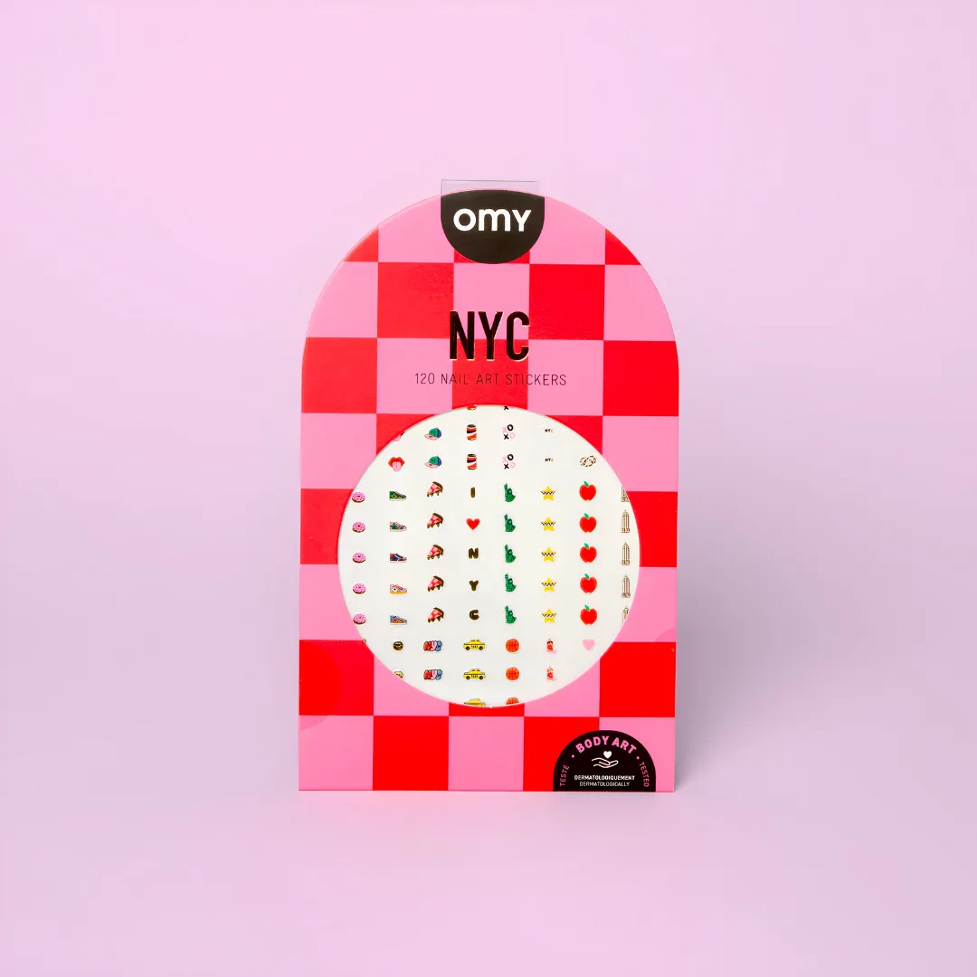 Autocolantes para unhas OMY, NYC