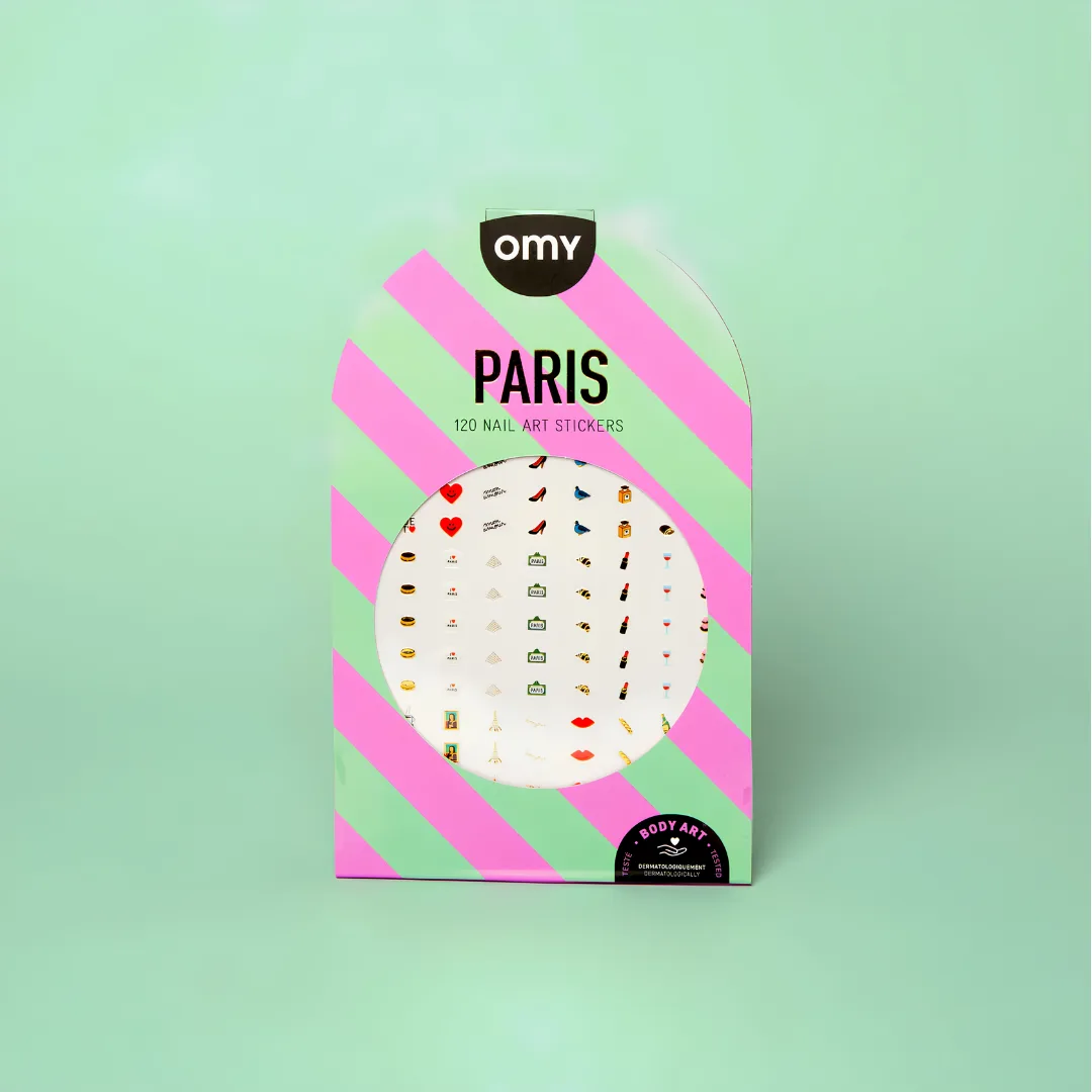 Autocolantes para unhas OMY, Paris