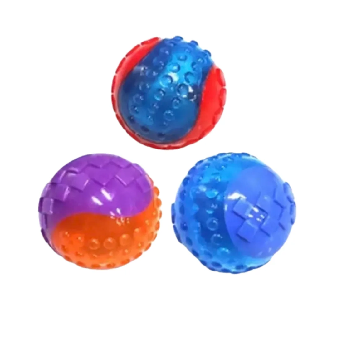 Brinquedo para cão, bola com LED, 6,3 cm