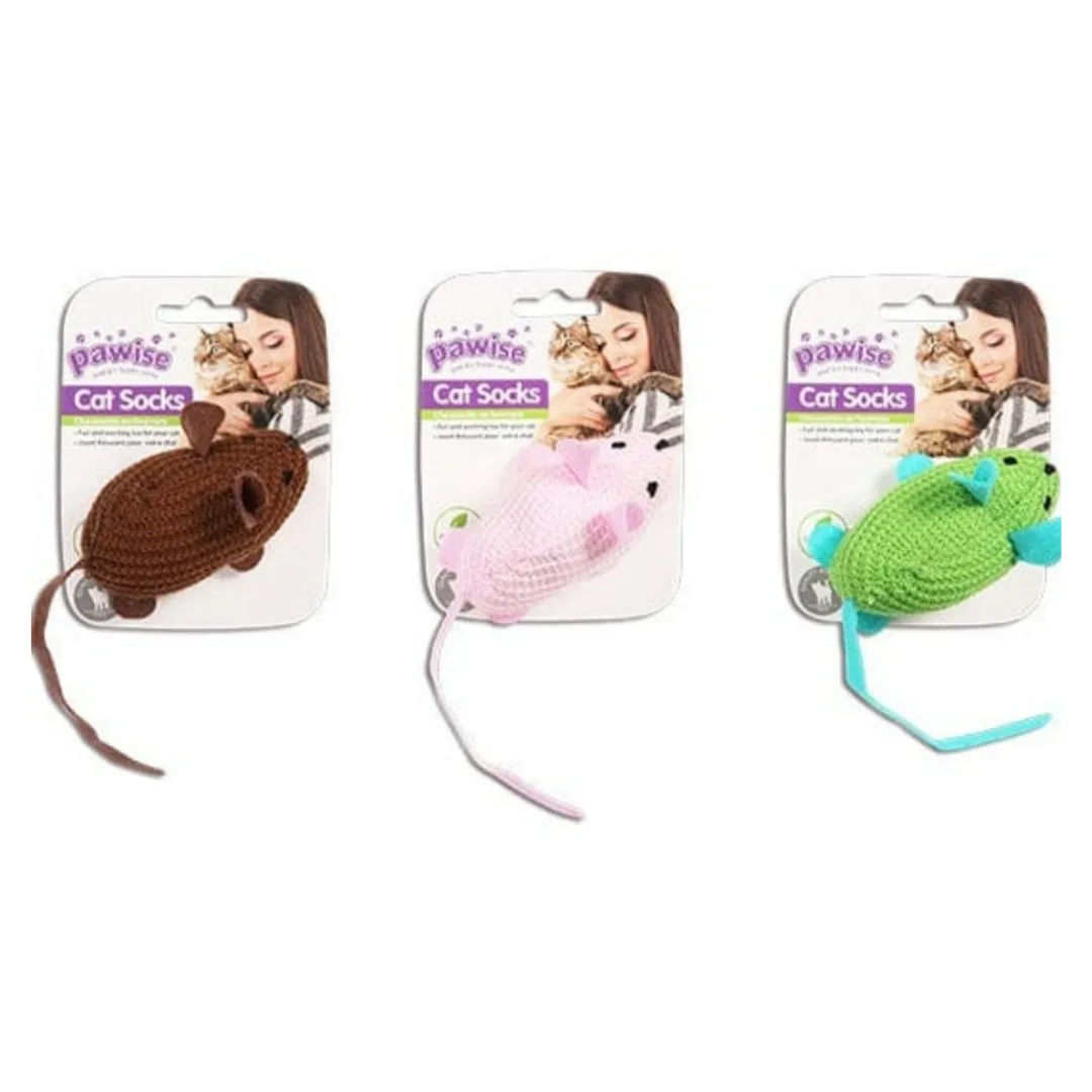 Brinquedo para gato Pawise, ratinho