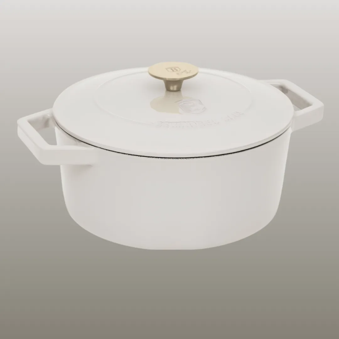 Caçarola de ferro fundido Rose Gold, 24 cm