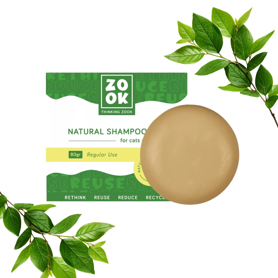 Champô sólido de uso frequente Zook, 80 g
