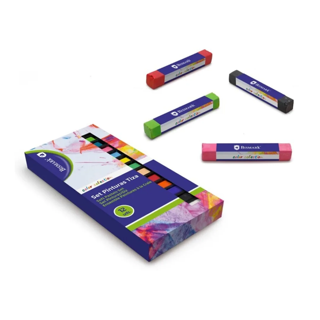 Conjunto de 12 barras de tinta pastel Bismark