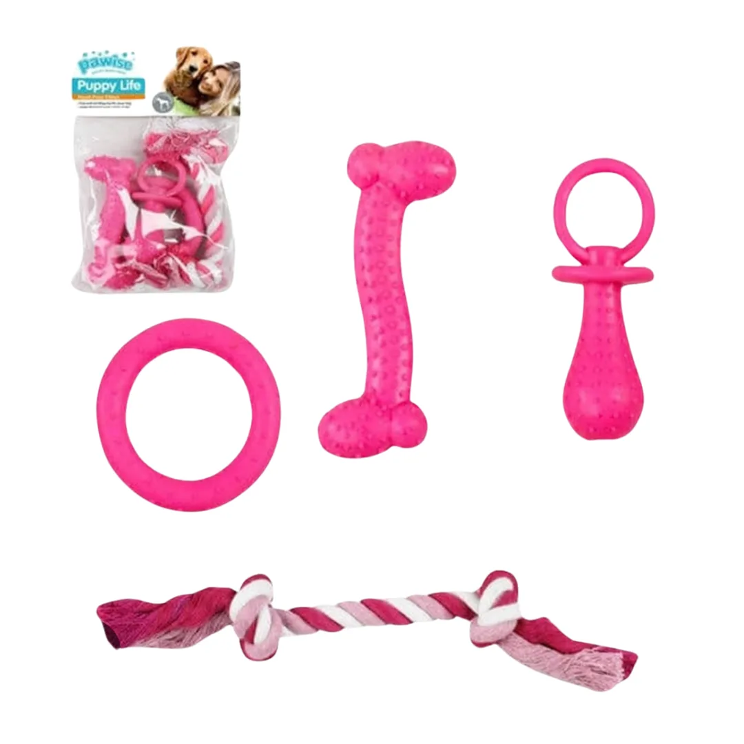 Conjunto de brinquedos dentais para cão Puppy Life