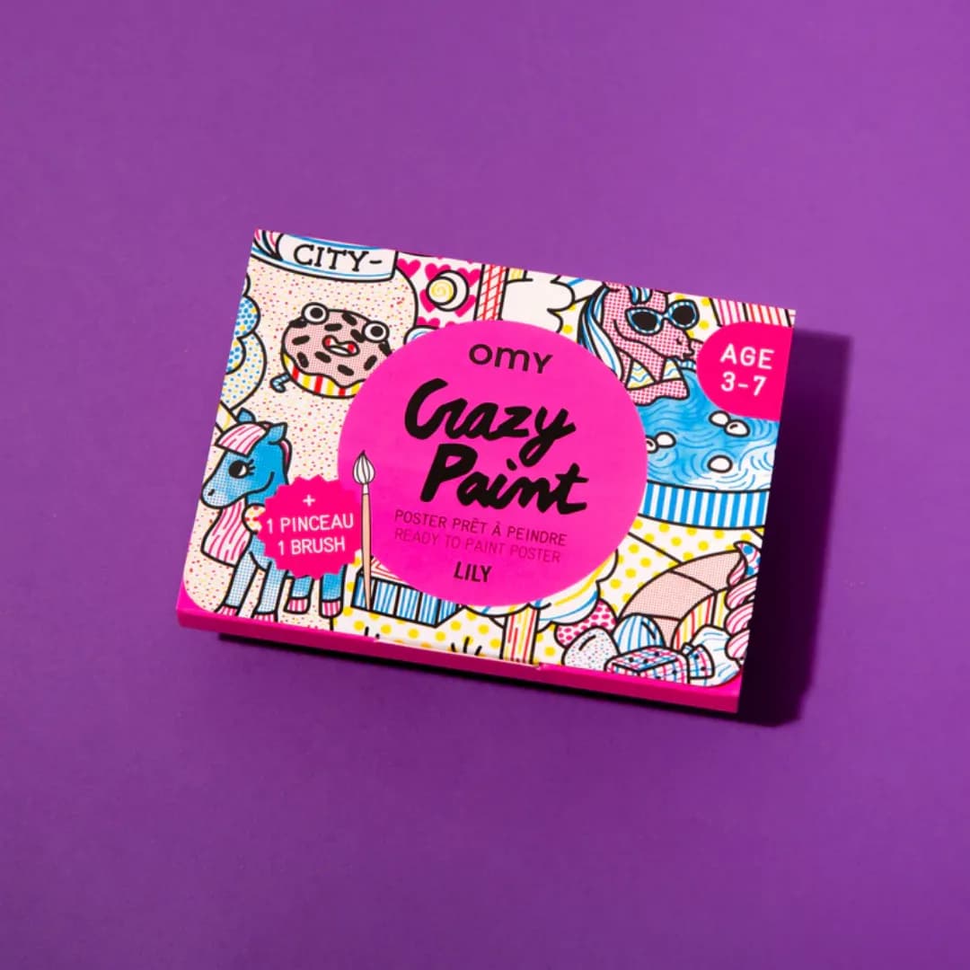 Conjunto de póster e pincel Crazy Paint, Lily
