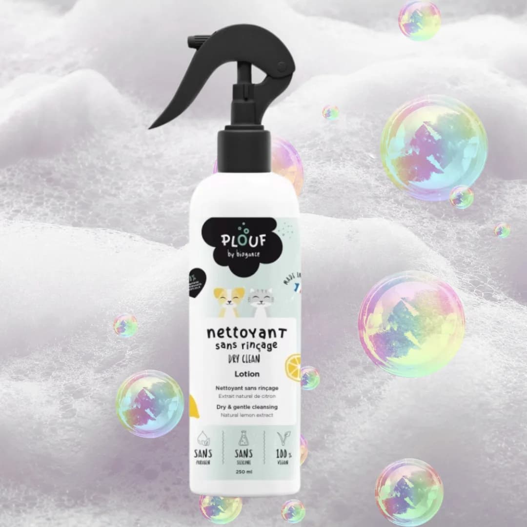 Loção de limpeza a seco Plouf, 250 ml
