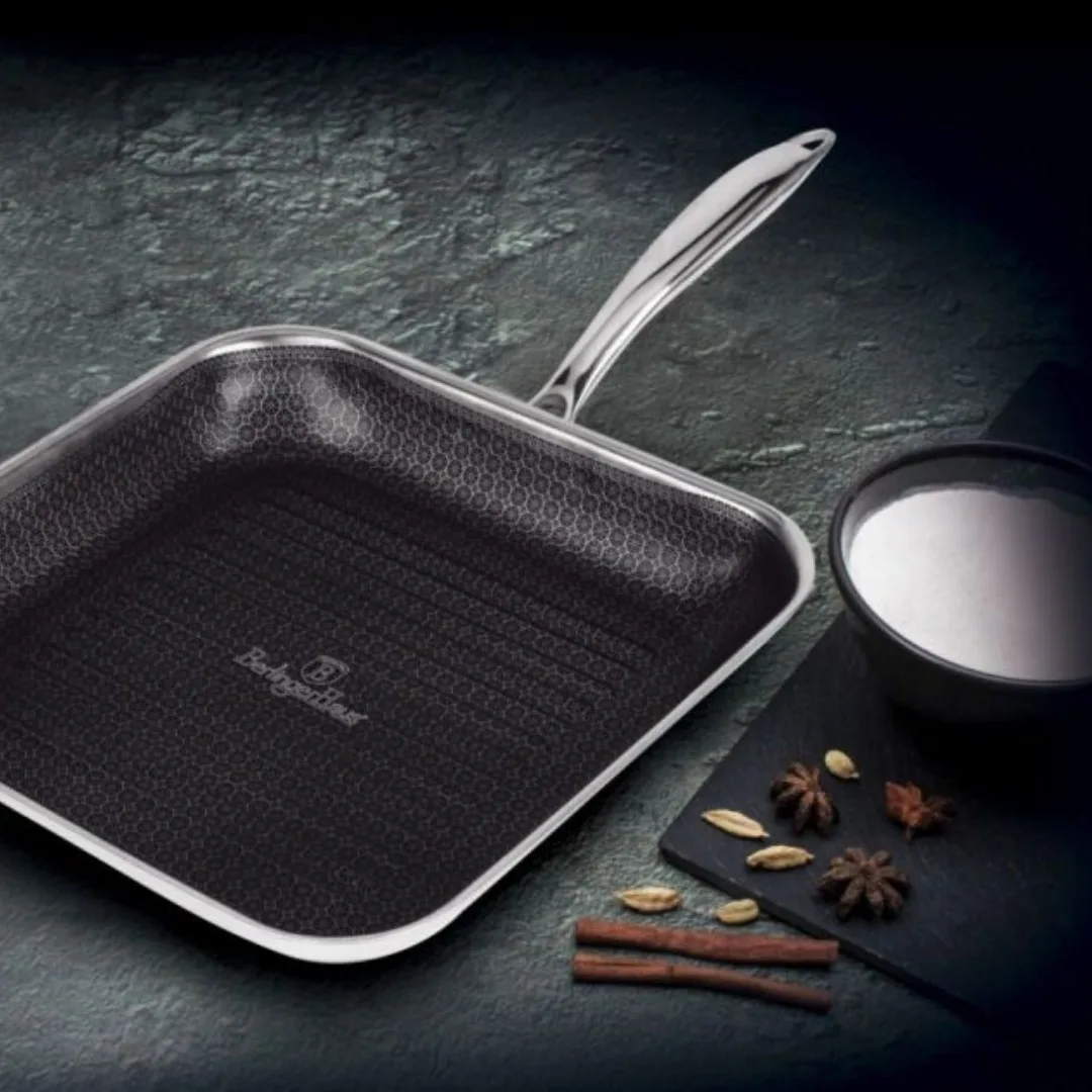 Frigideira grill com tampa, 28 cm, coleção Eternal