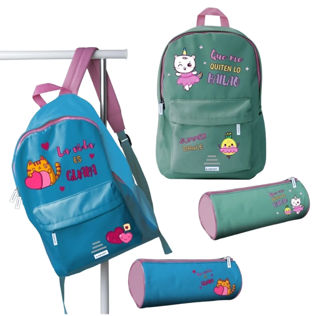 Mochila com estojo