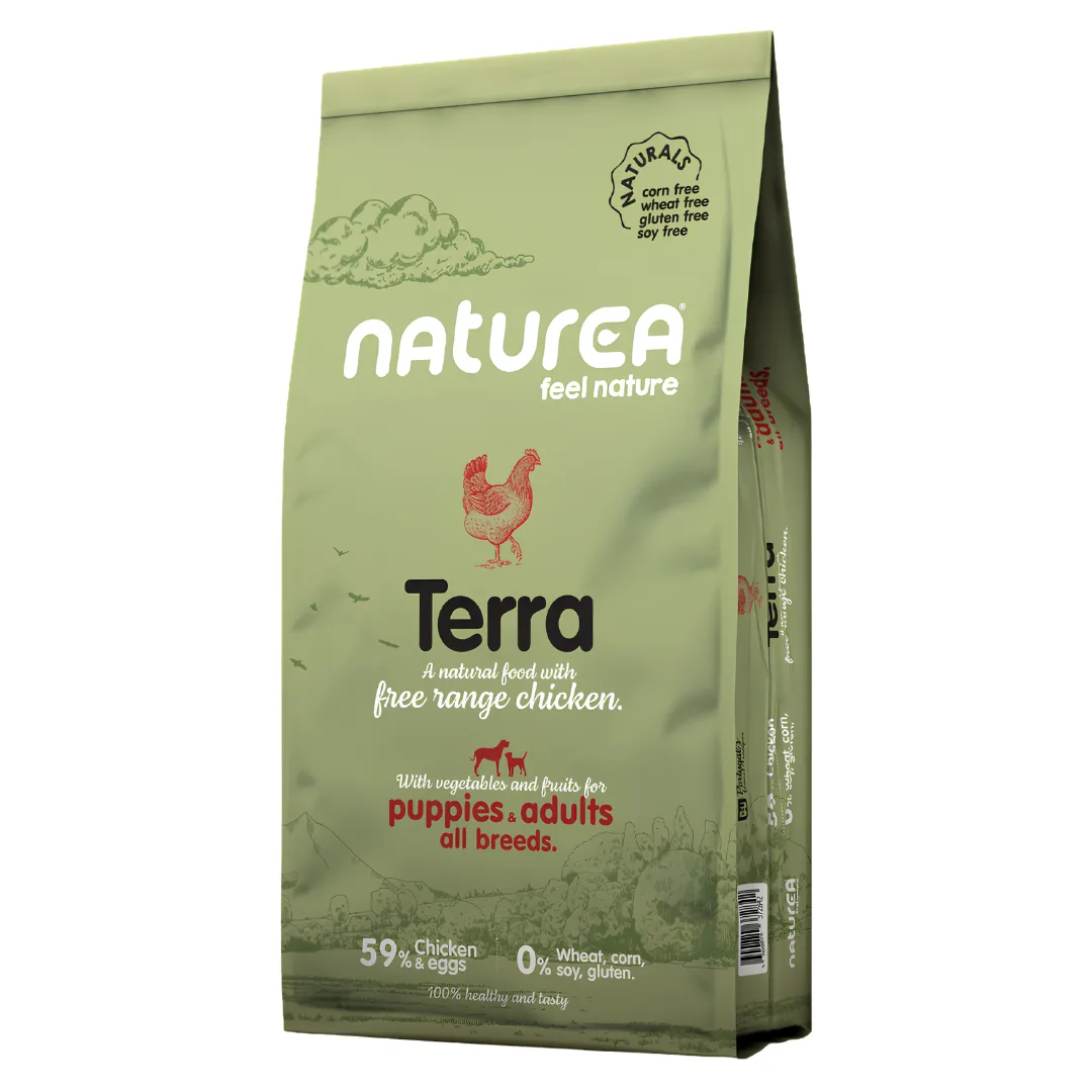 Ração Naturea Terra, frango do campo, 12 kg