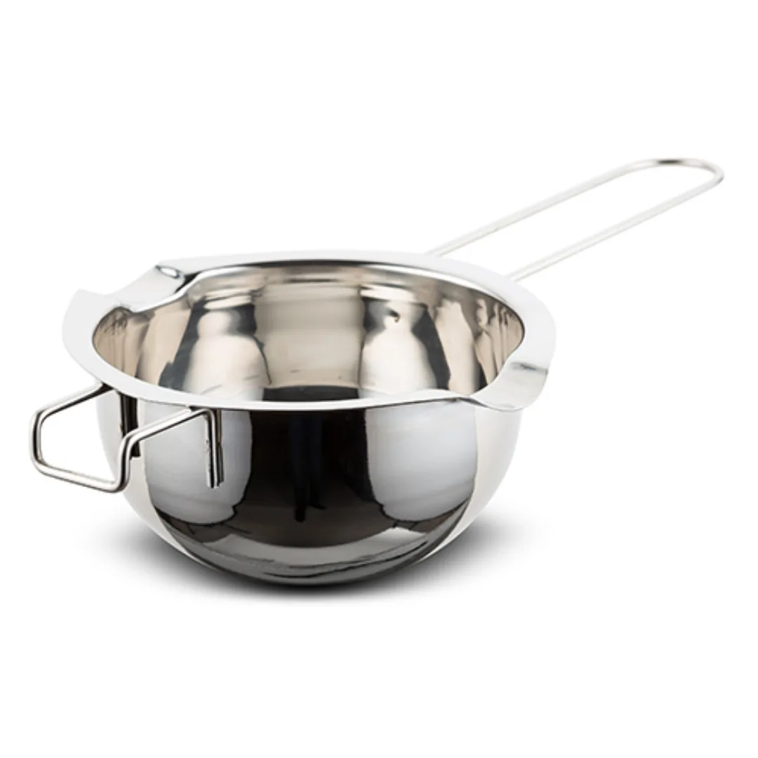 Panela para derreter chocolate e manteiga em aço inox, 24,5 cm
