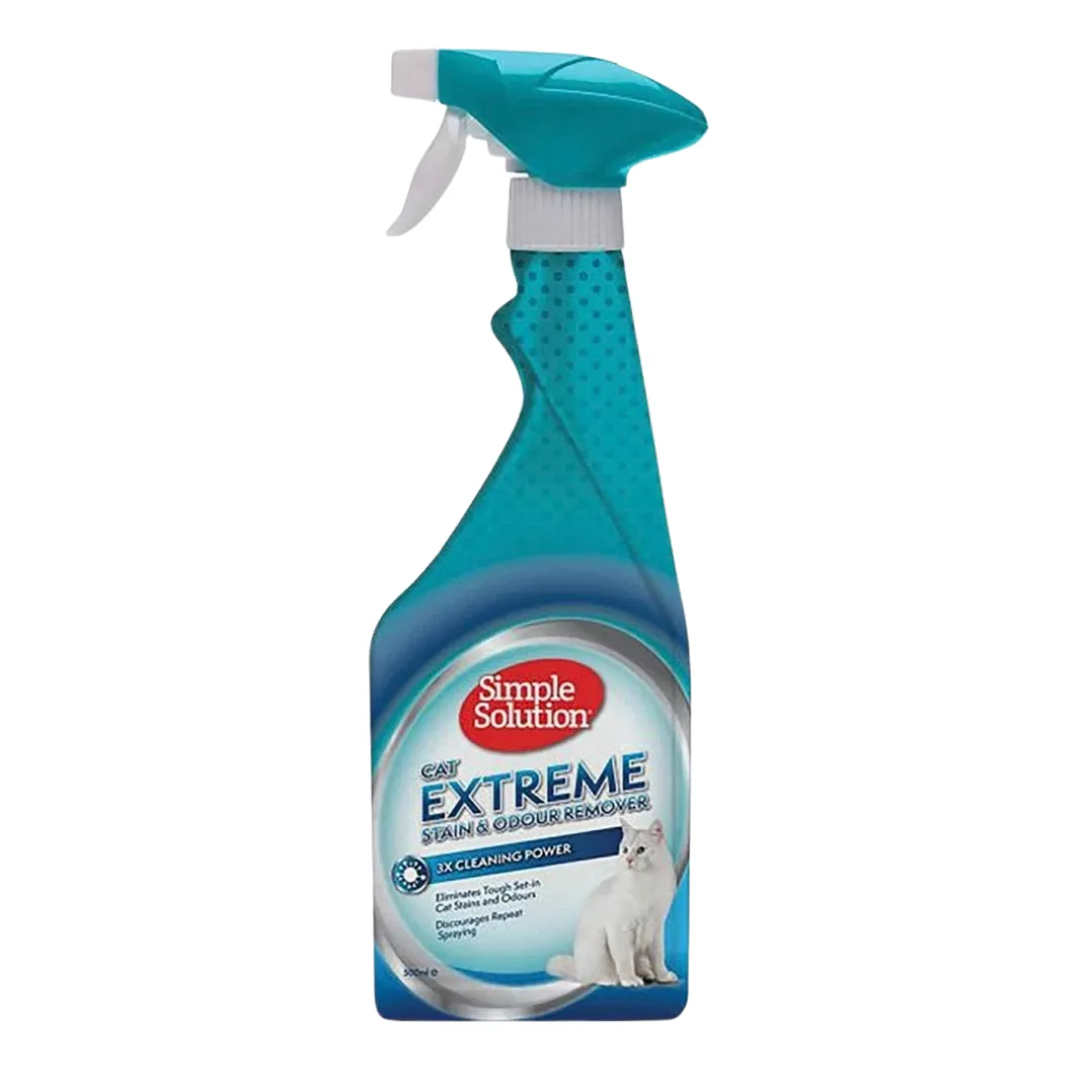 Removedor de manchas e odores Extreme para gato Simple Solution, 500 ml
