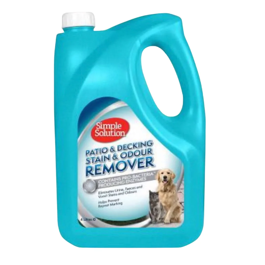 Removedor de manchas e odores para pátios e decks Simple Solution