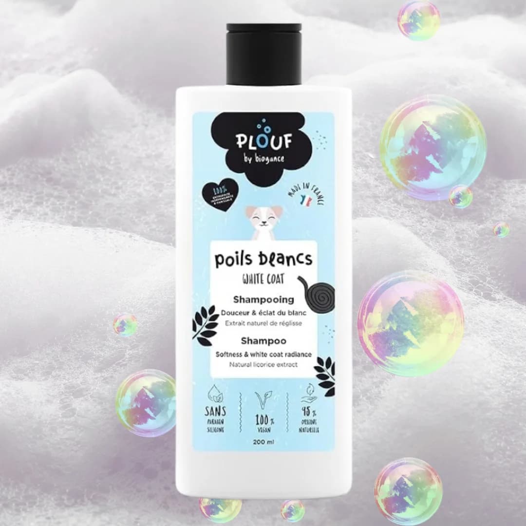 Champô para pelo branco Plouf, 200 ml