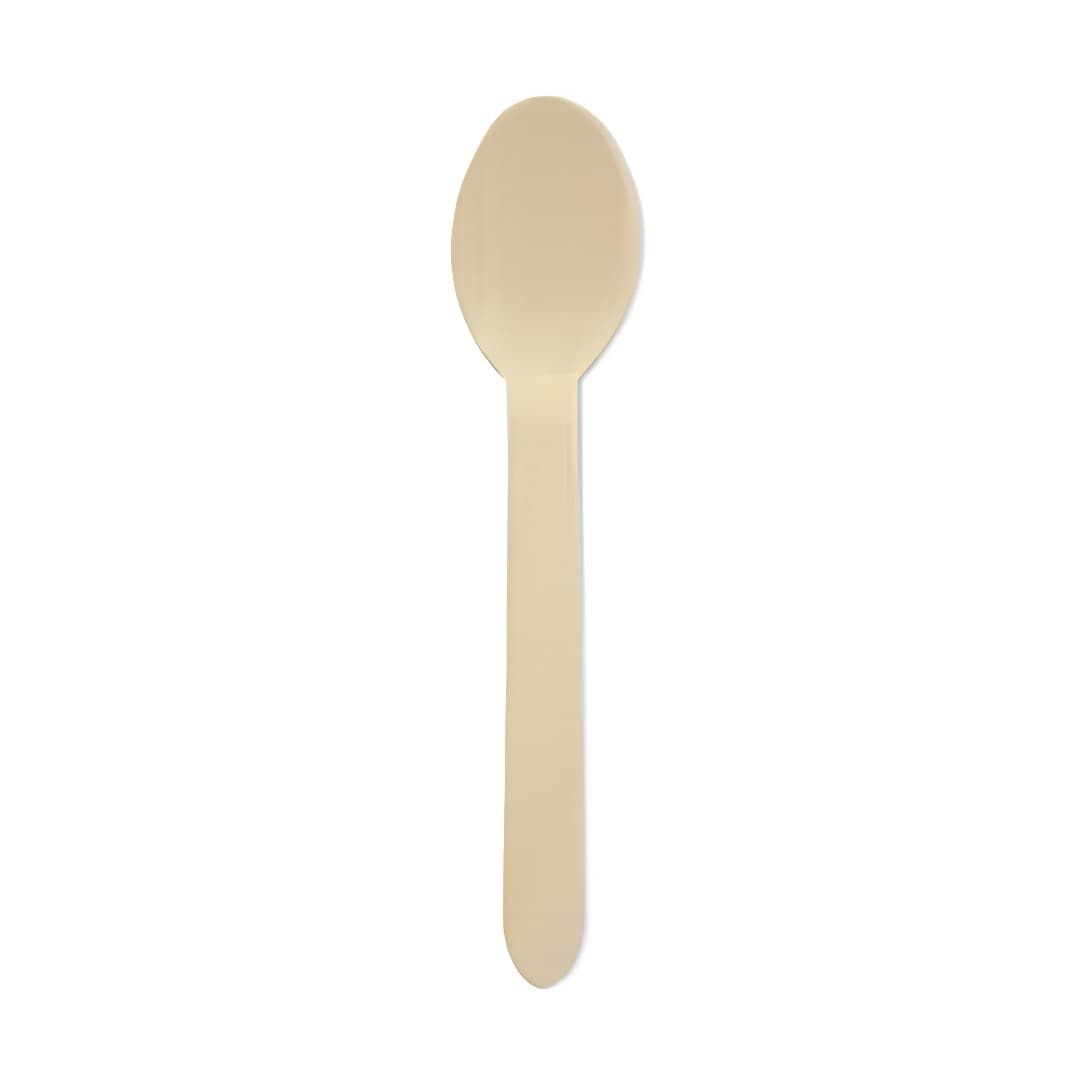 Colher em madeira, 16 cm, 25 unidades
