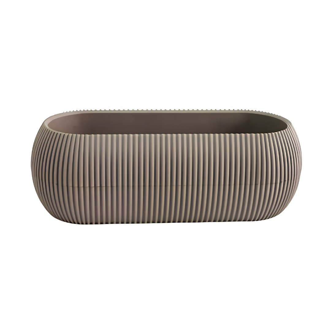 Vaso coral, taupe, 28 x 12 x 9 cm