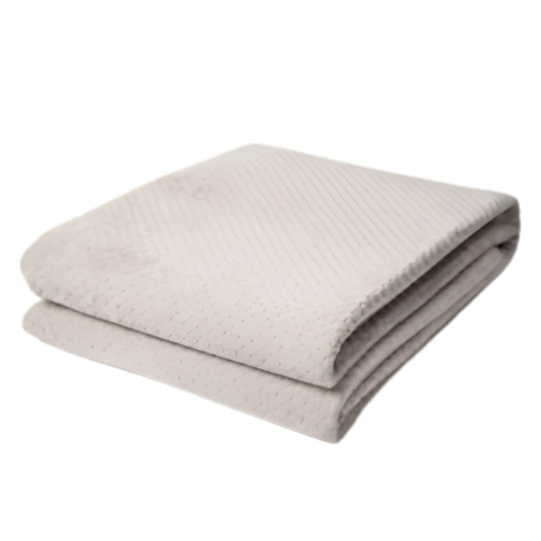 Colcha cinza claro, 190 g, 230 x 250 cm
