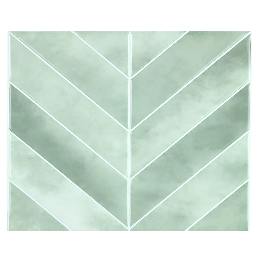 Autocolante adesivo Parma, verde-claro, 30,5 x 25 cm