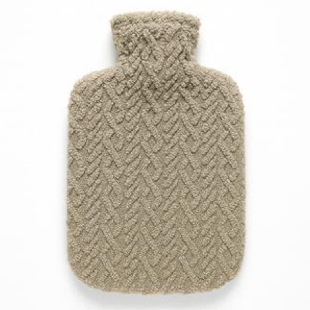 Saco de água quente Polar, creme