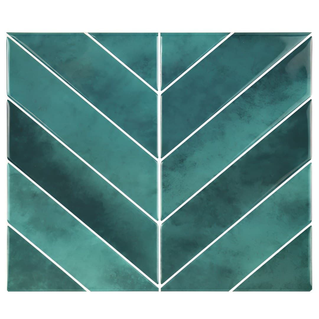 Autocolante adesivo Parma Emeraude para parede, 30,5 x 25 cm