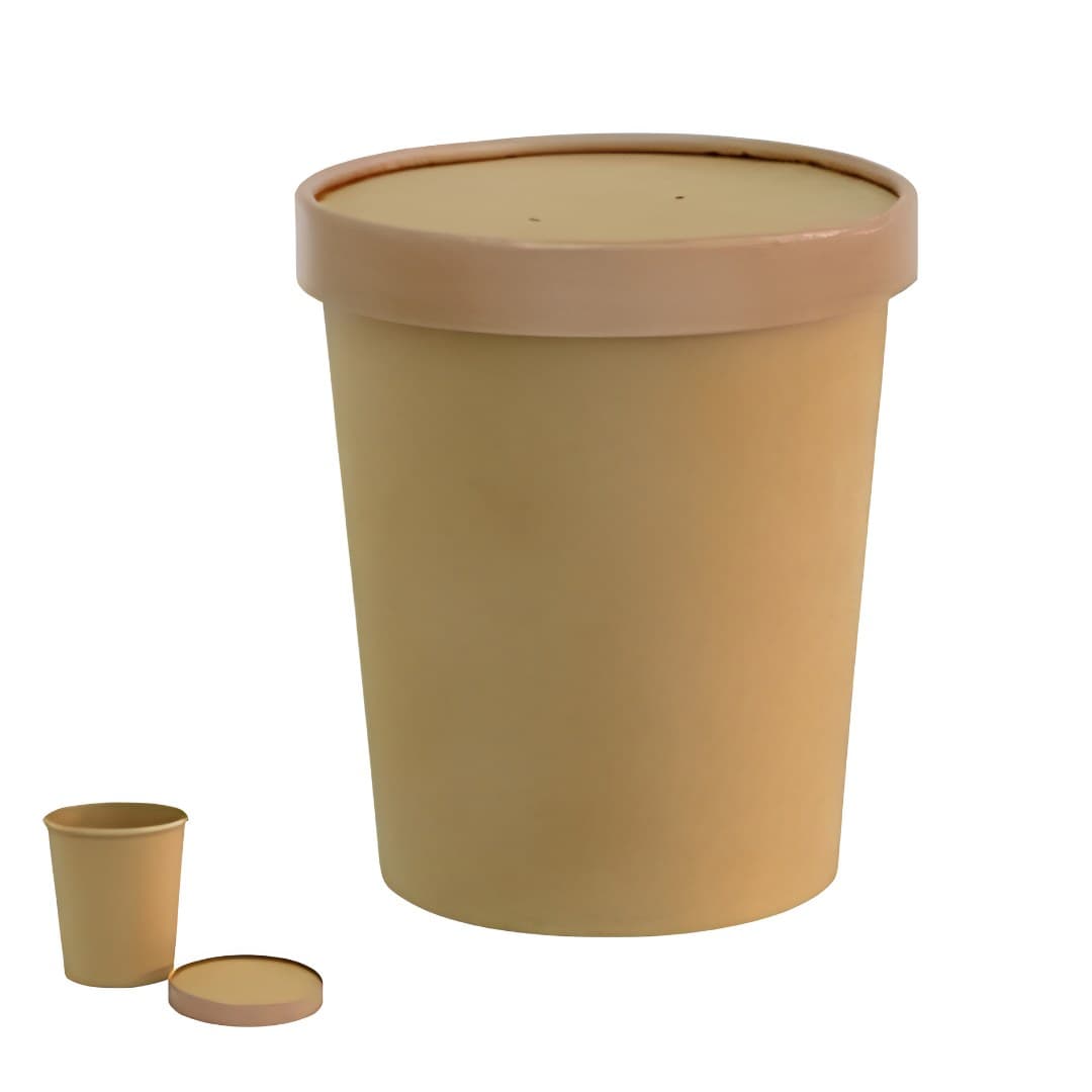 Taça de papel, 11,8 x 11,5 cm, 780 ml, 6 unidades