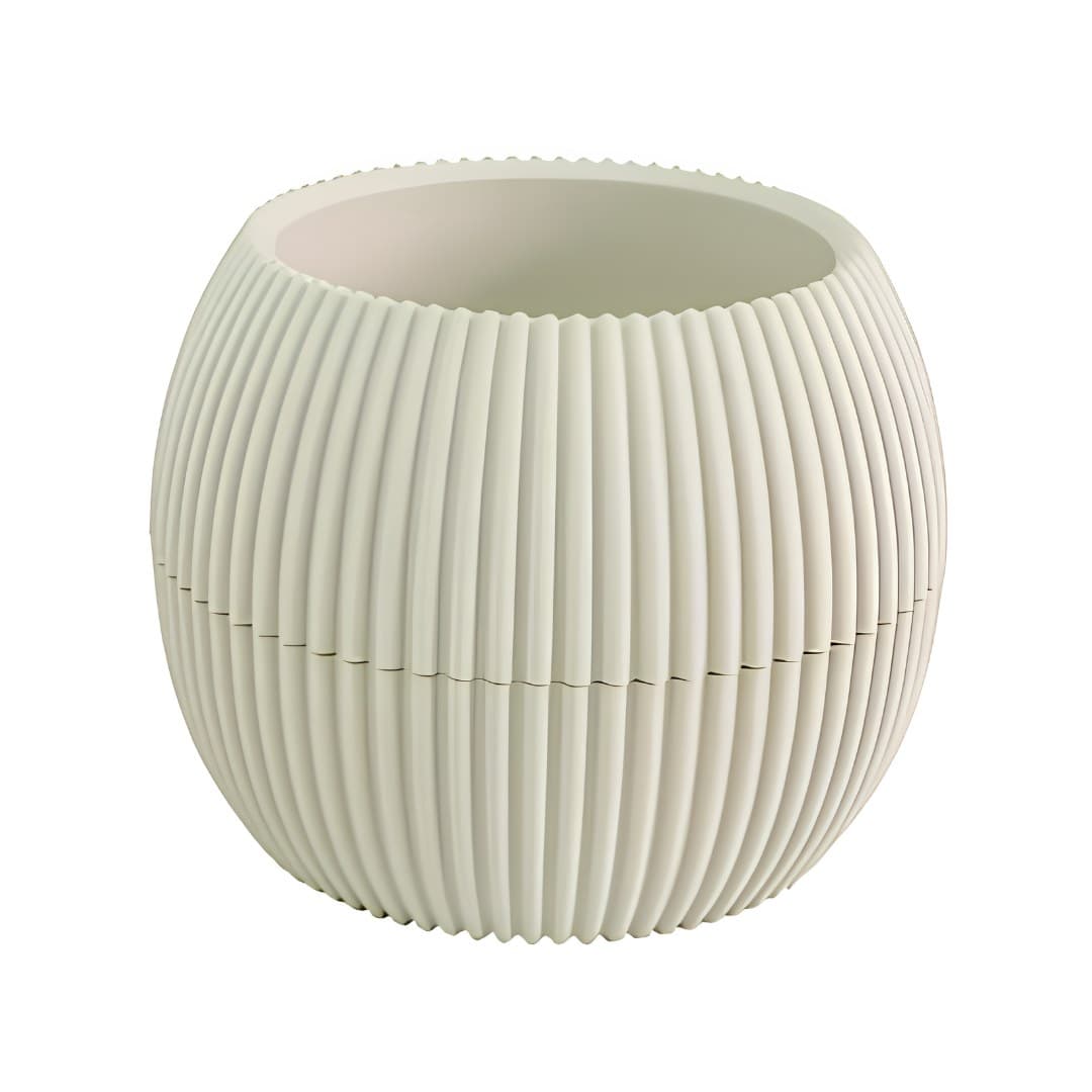 Vaso coral, bege, ø17,5 x 13,7 cm