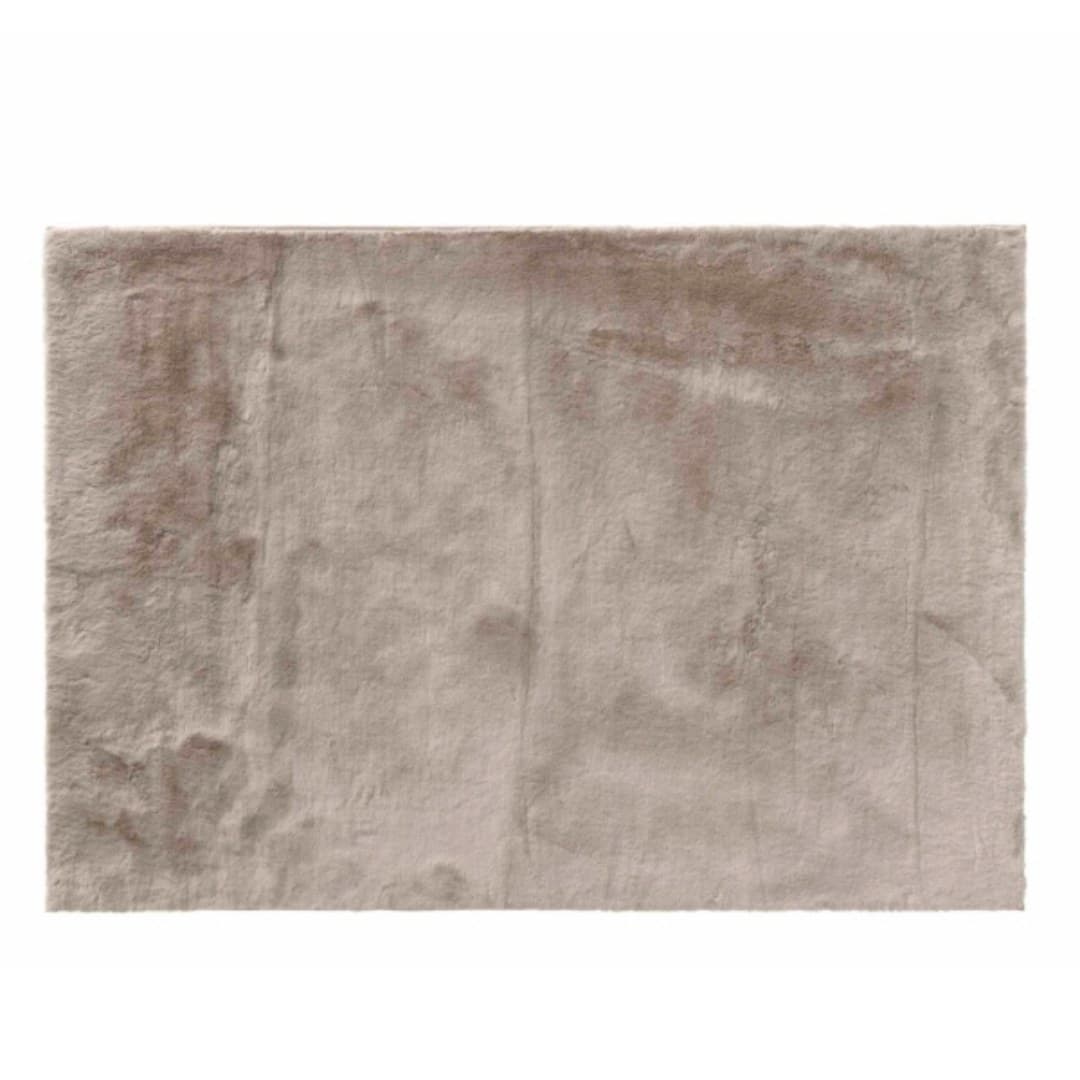 Tapete retangular, imitação de pele Feline, taupe, 120 x 170 cm