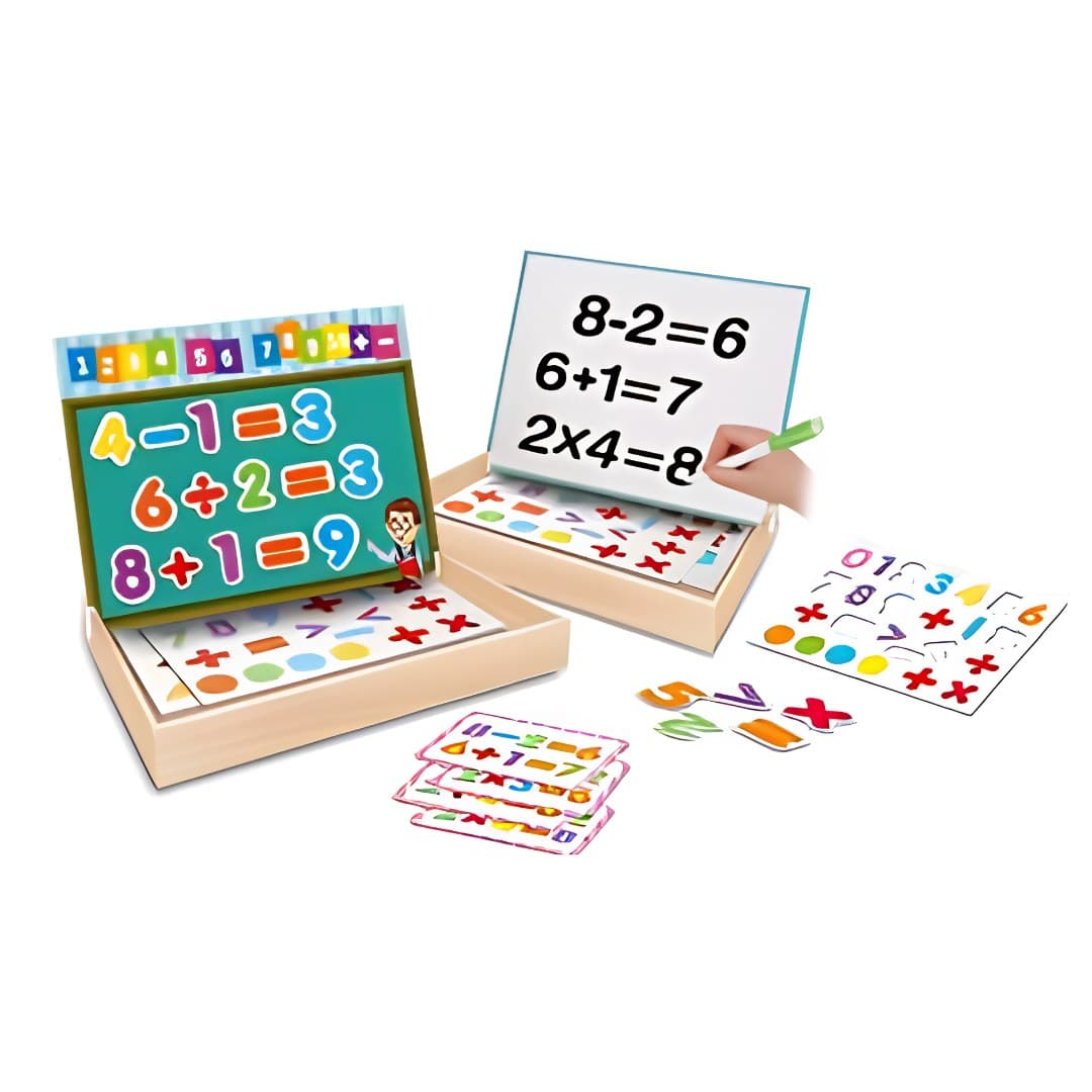 Puzzle magnético, números