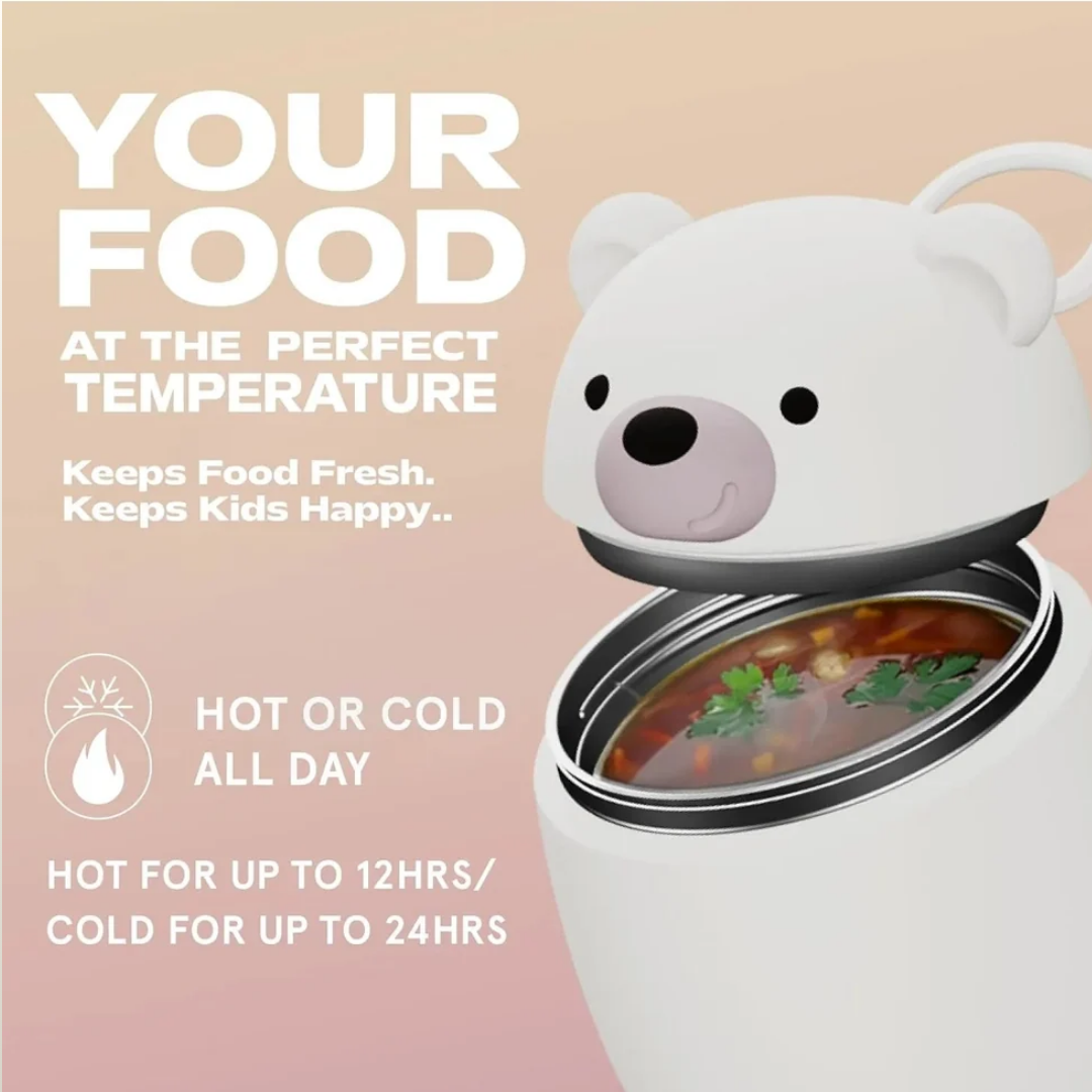 Bestie Food Container Bear ASB