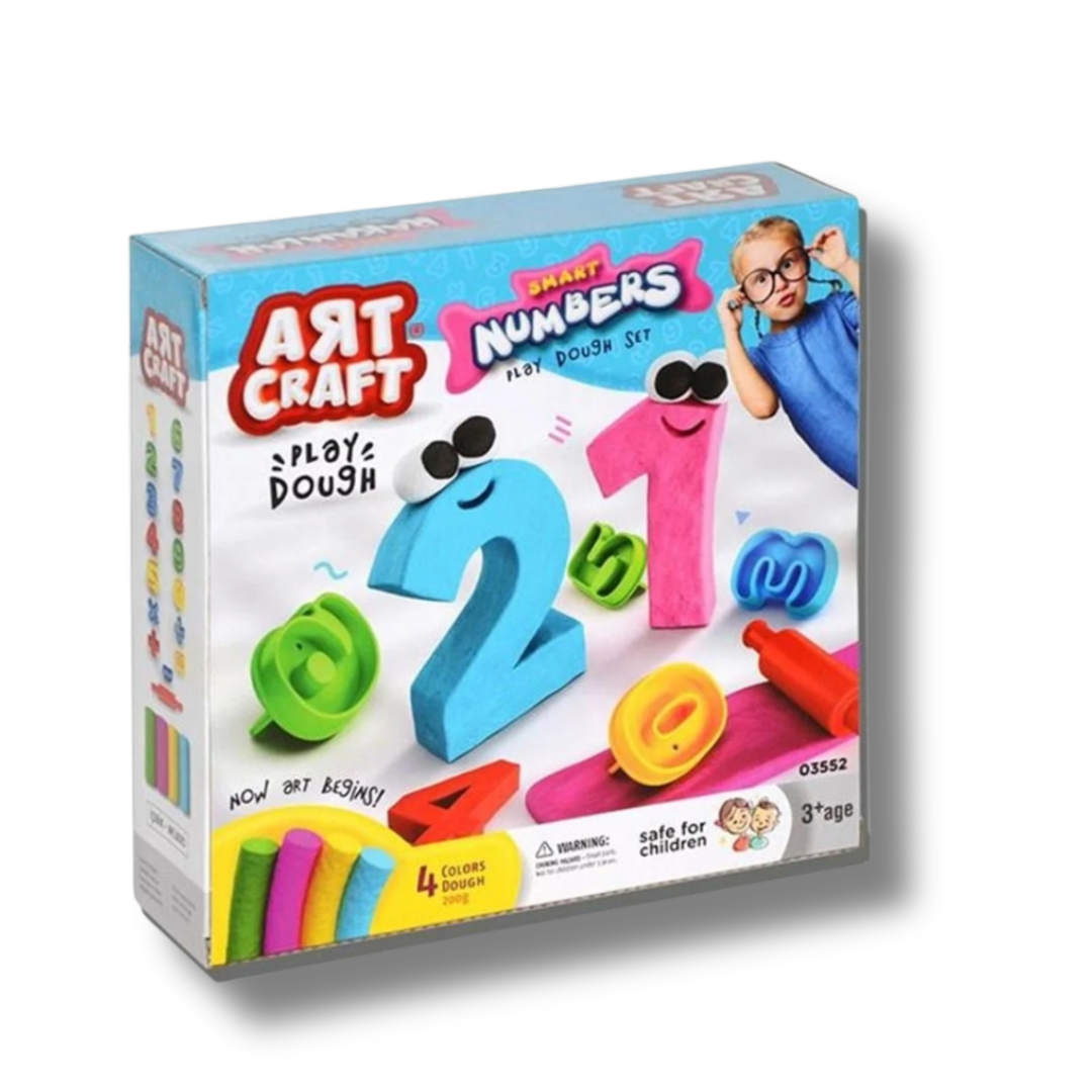 Plasticine Kitchen Set, 4 tubes, 9 pieces, 200g, Art Craft FT