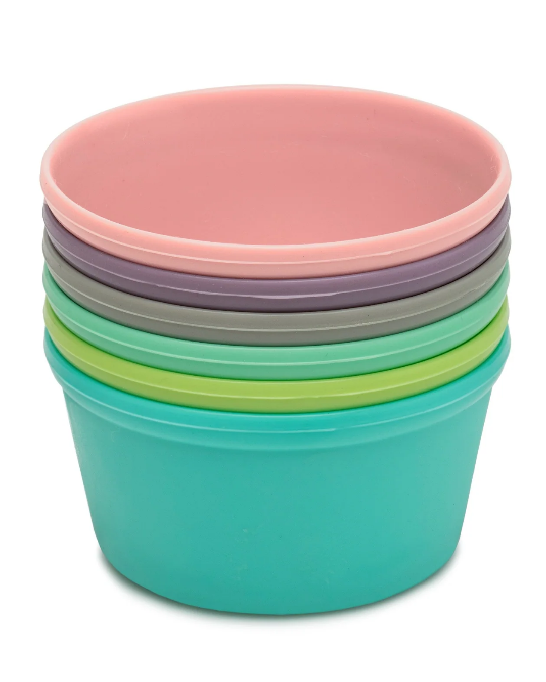 Rainbow Silicone Food Moulds, 6-pack. MLII