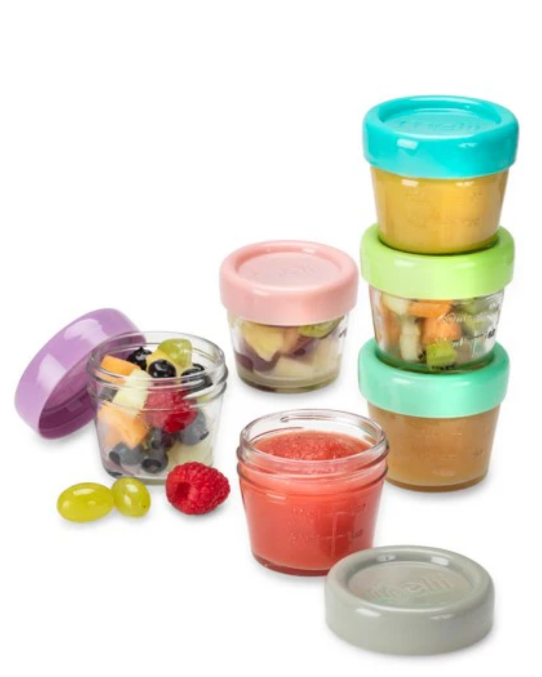Recip. Vidro p/Alimentos 6un. 120ml MLII
