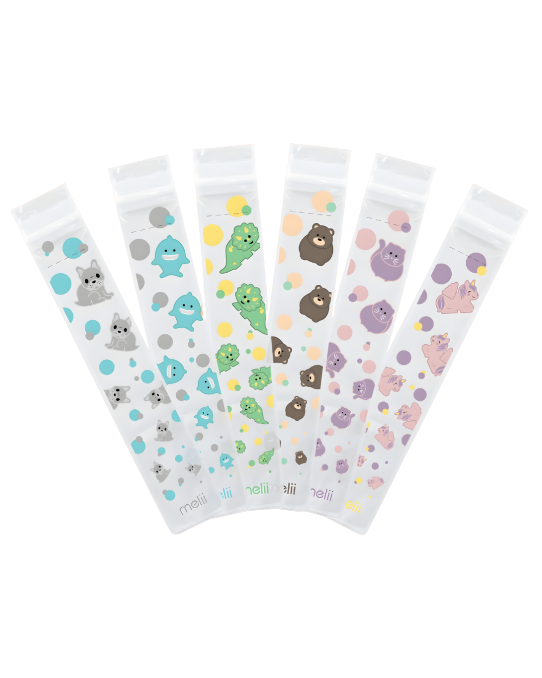 Tubo Cong. e Iogurte em EVA – Animal 12un. MLII
