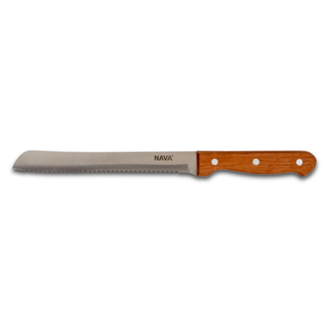 Faca Pão Inox c/Cabo Mad. 33cm Terrest. NV