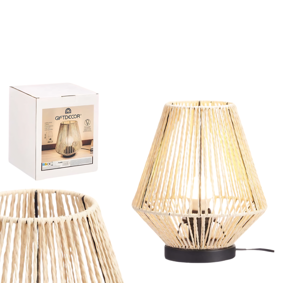 AR Pyramid Rope Table Lamp