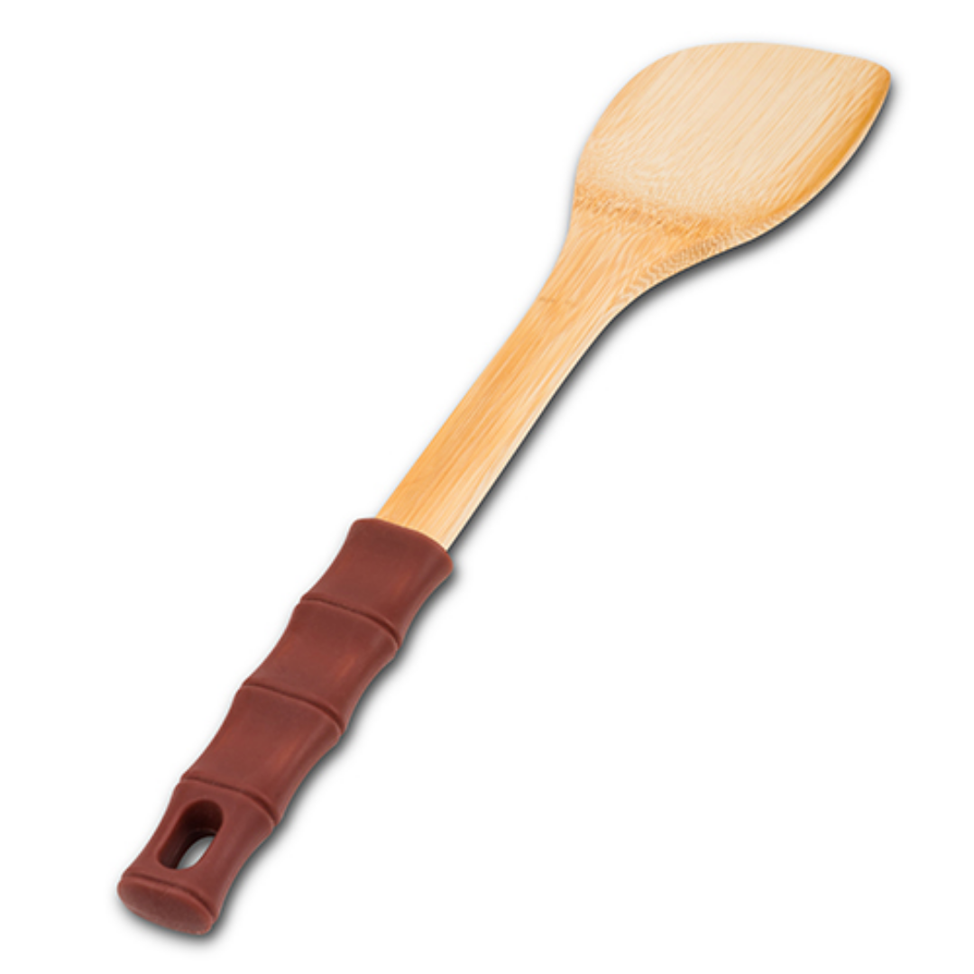 Espát. Bambu Cabo Silic. 30,5cm Terrest. NV