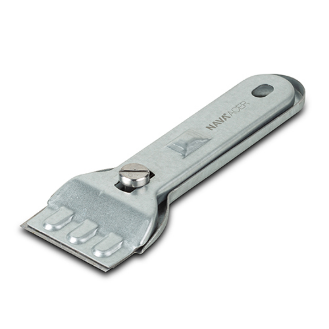 Rasp. Plac. VitroCerâm. Aço Inox 13,5cm Misty NV