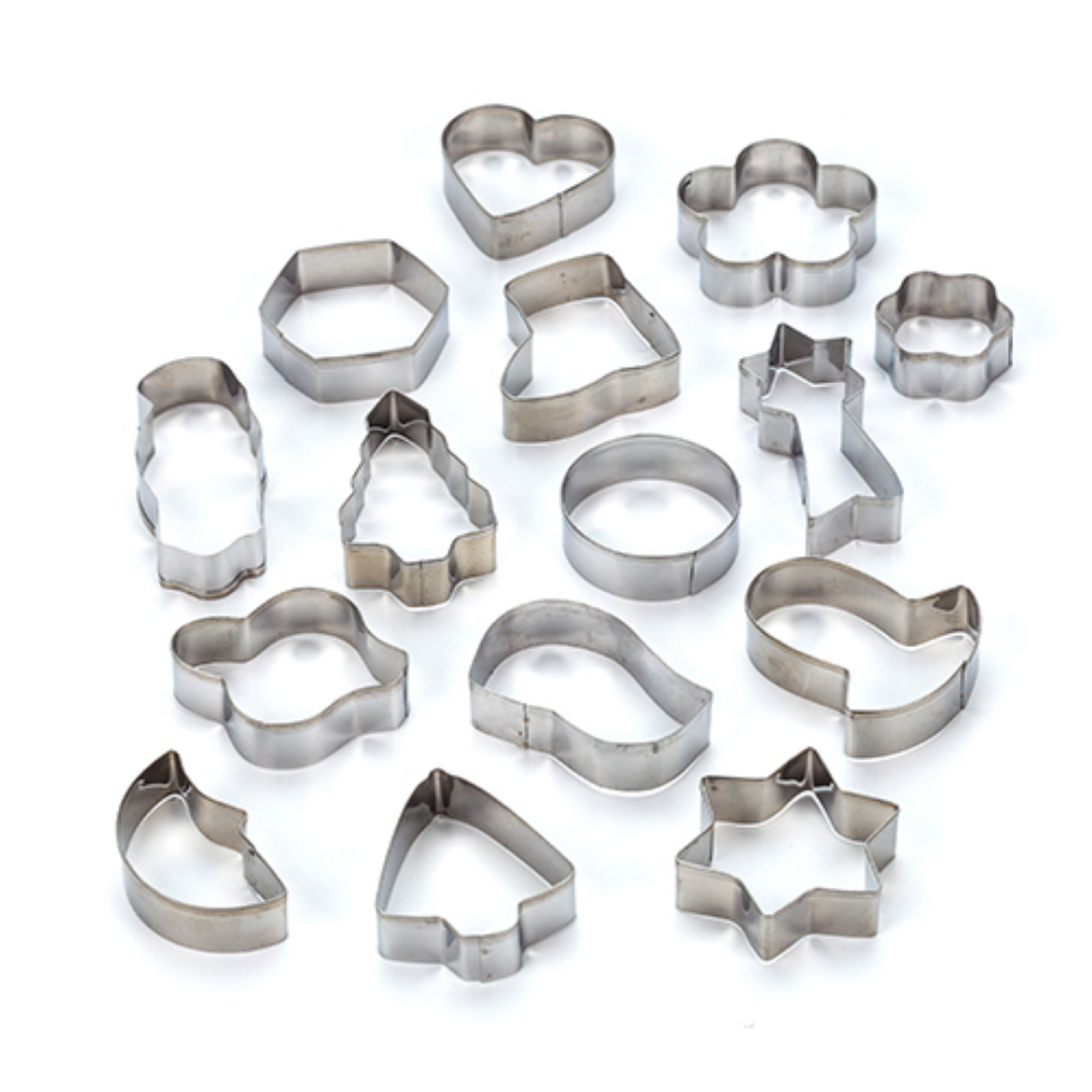 Cortadores de Bolachas Inox 15pçs Misty NV