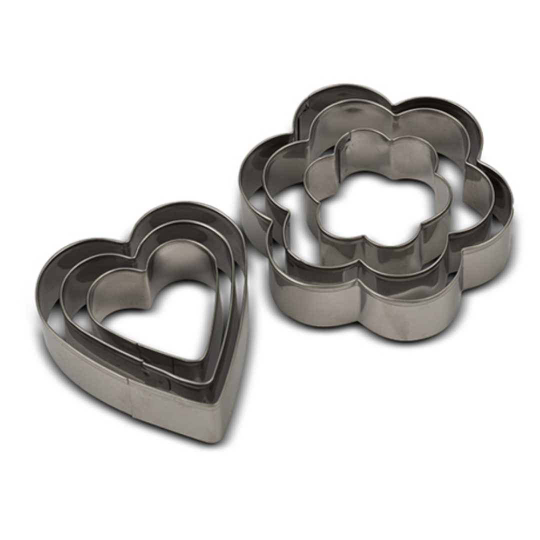 Cortadores de Bolachas Inox 6pçs Misty NV
