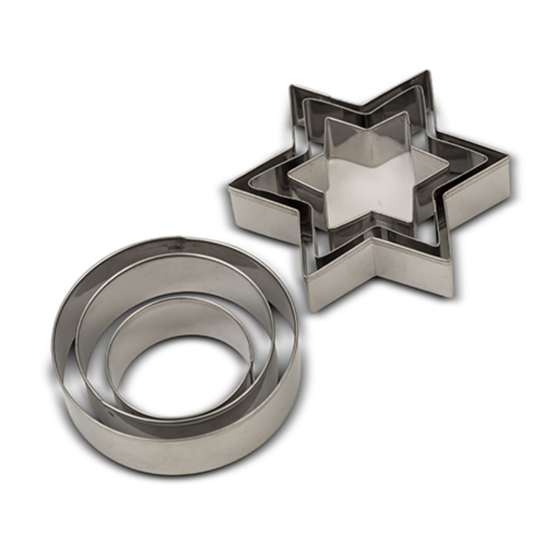 Cortadores de Bolachas Inox 6pçs Misty NV