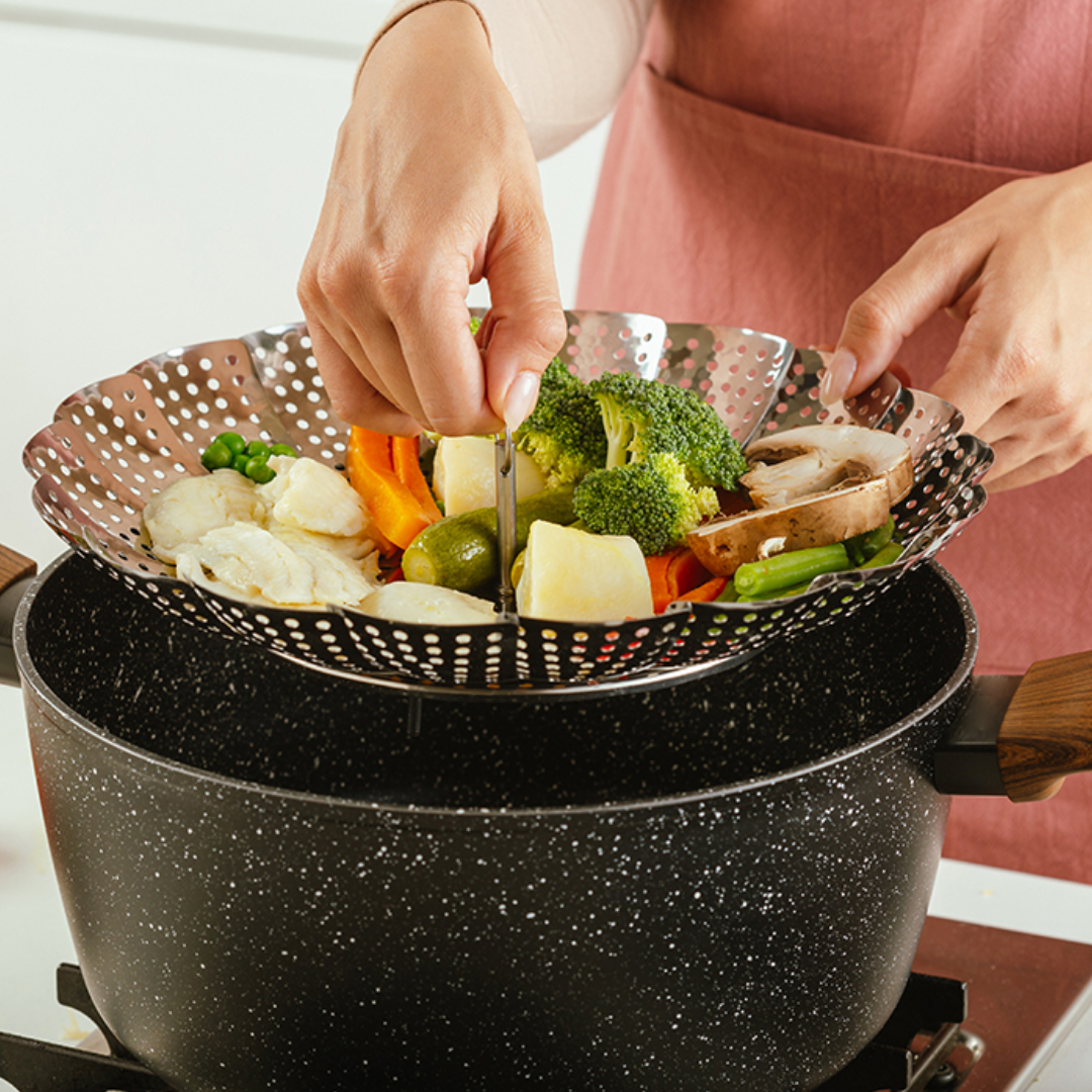 Baked Basket. Double Steam. Stainless Steel 28cm Acer NV