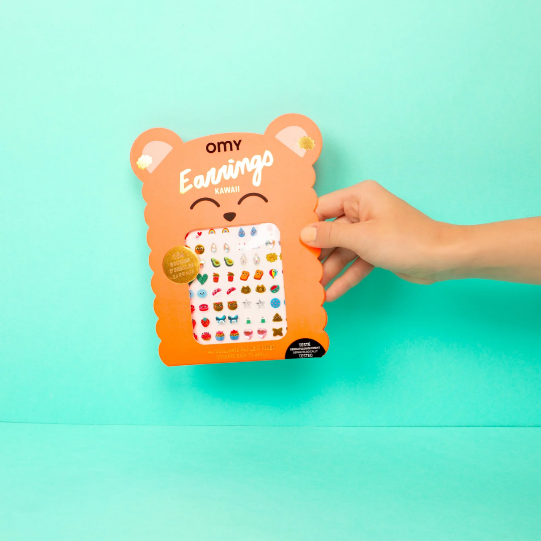 Kawai OMY Stick-On Earrings