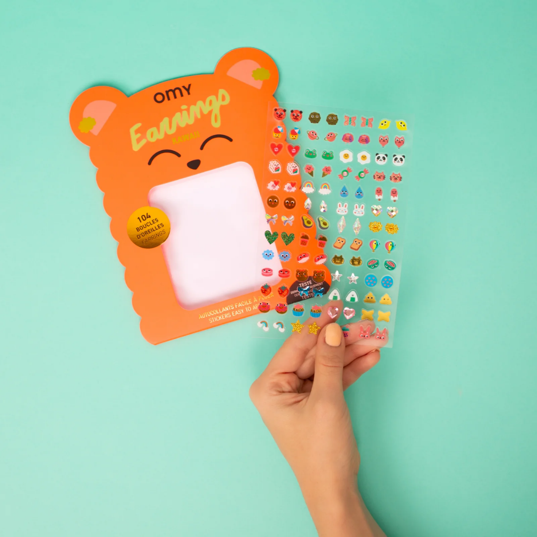 Kawai OMY Stick-On Earrings