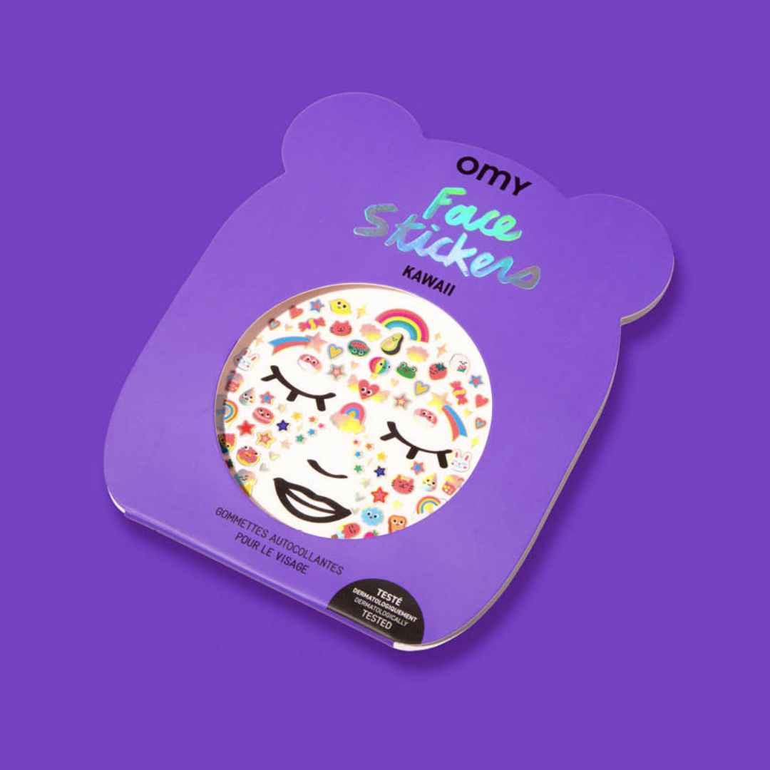 OMY Kawai Face Stickers