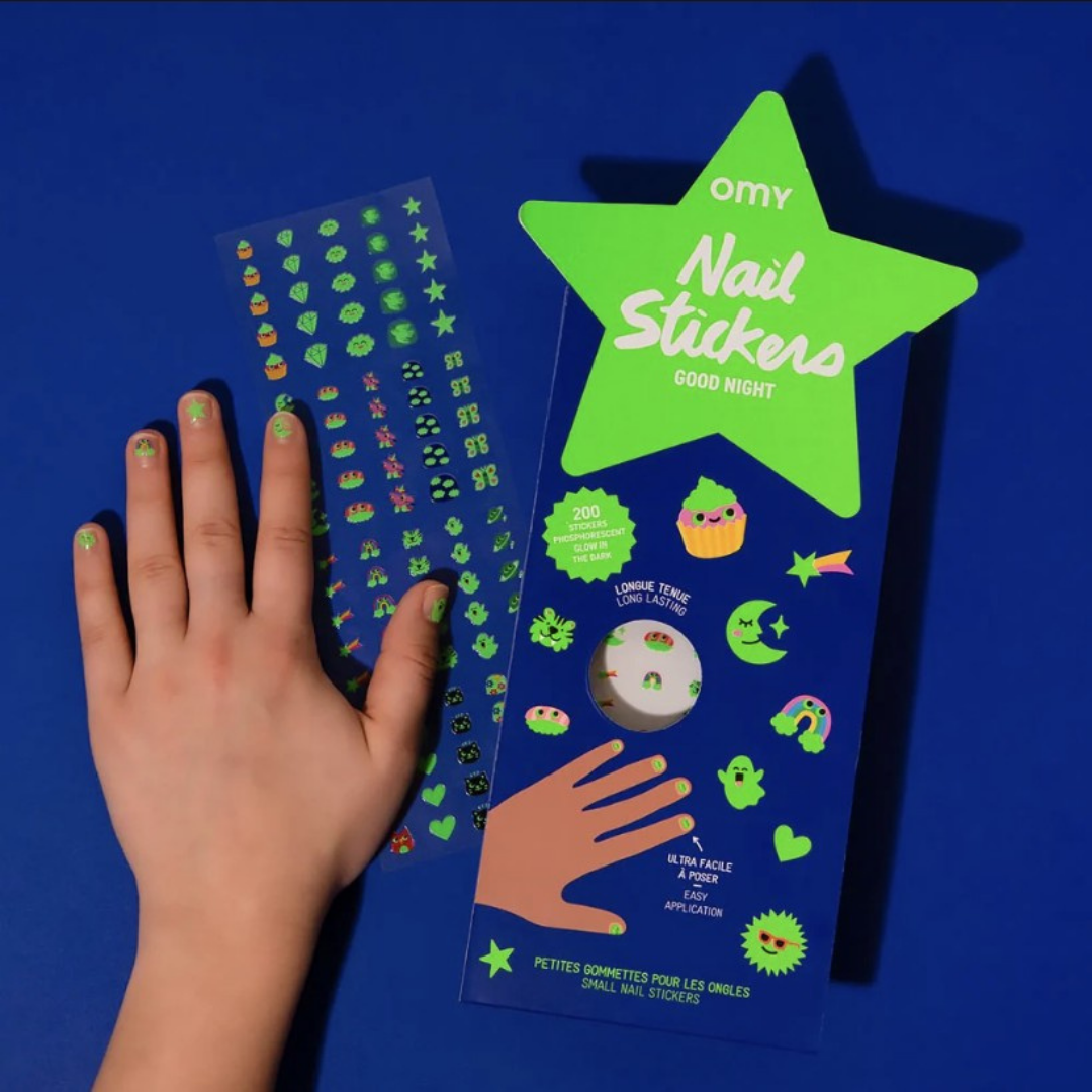 OMY Neon Party Nail Stickers