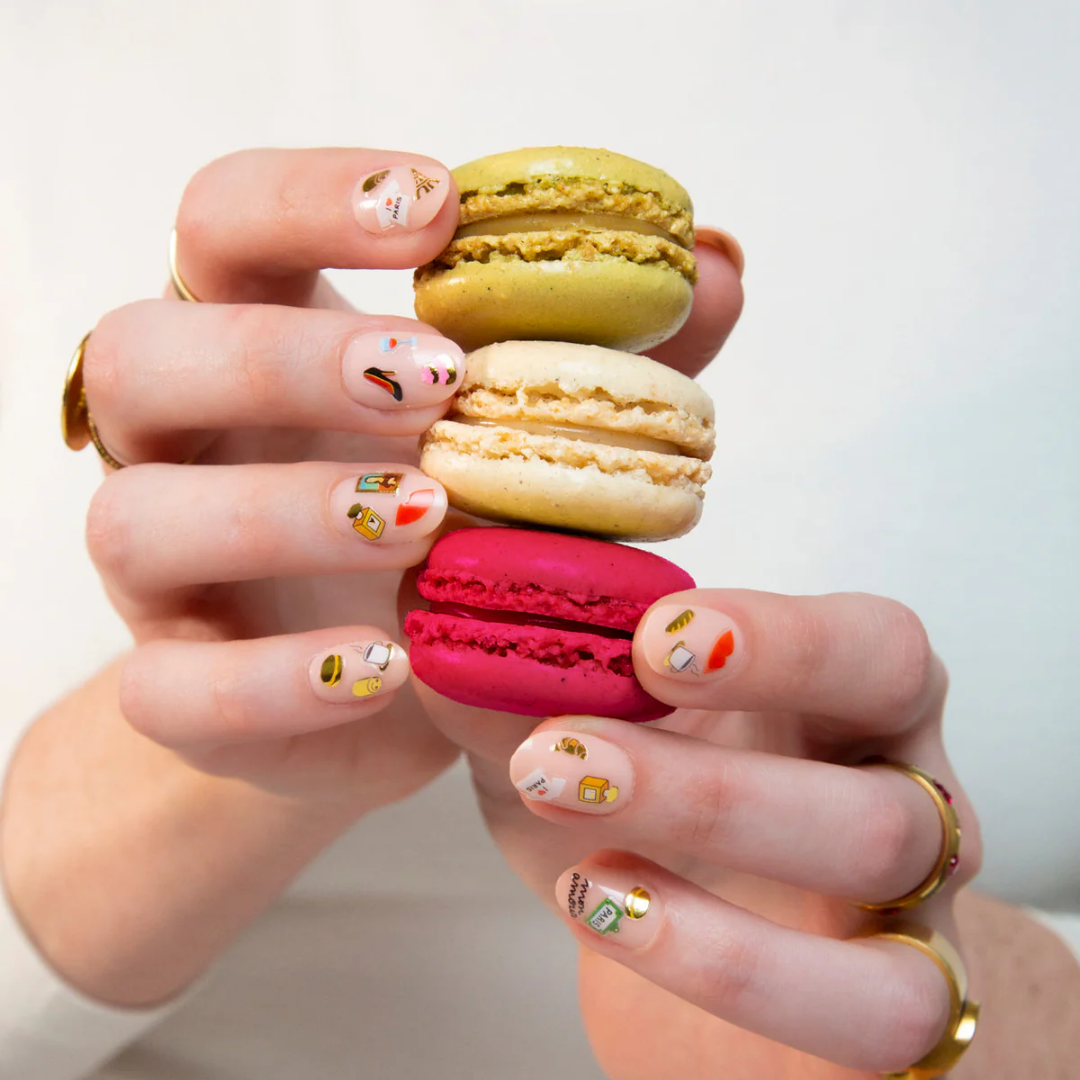 Autocolantes Unhas Art Paris OMY