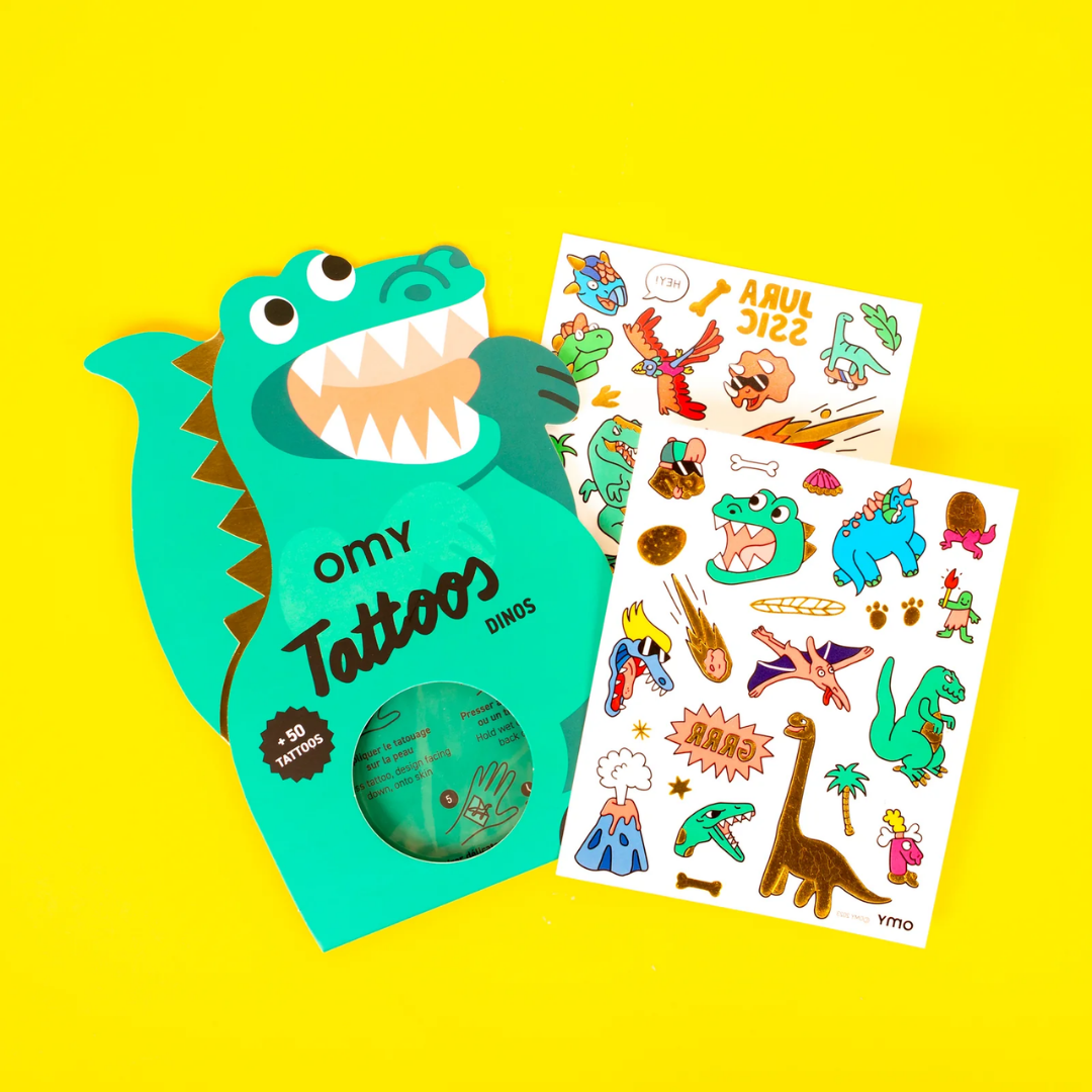 OMY Dinosaur Tattoos