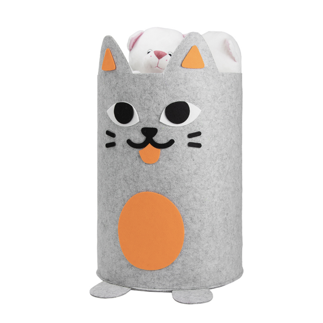 OMY Cat Felt Storage Basket