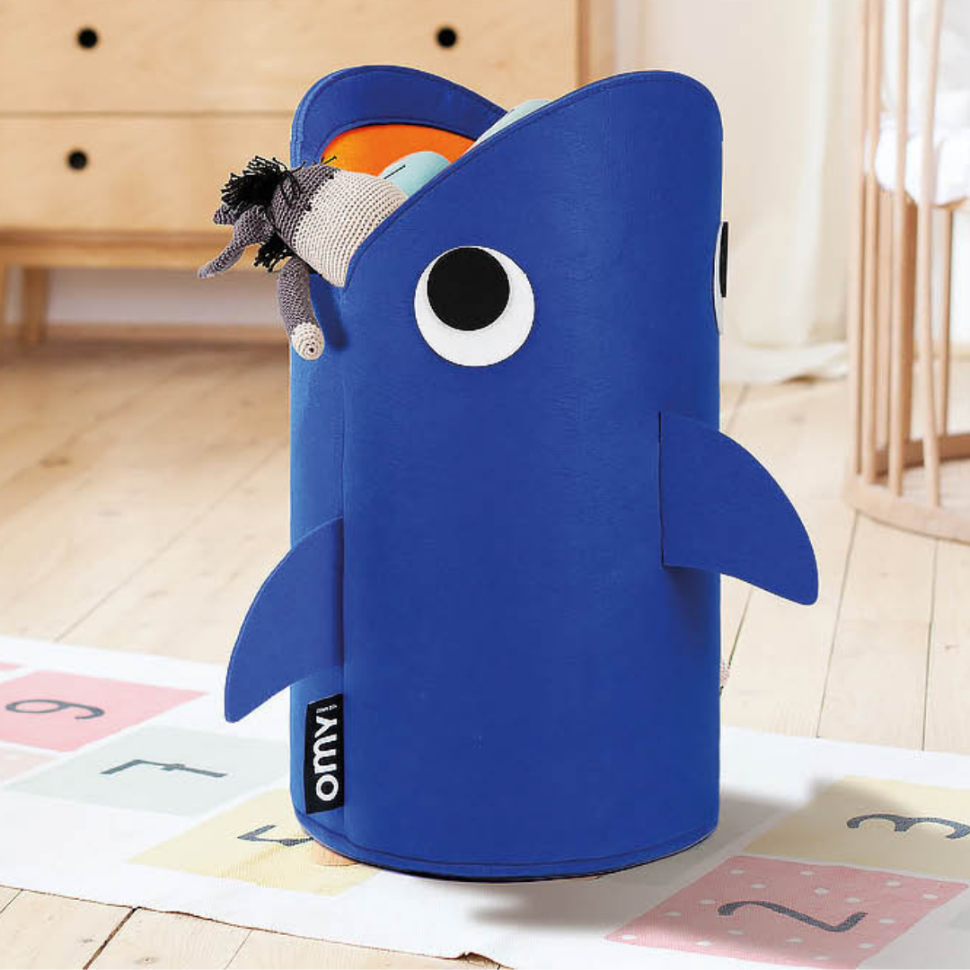 OMY Shark Felt Storage Basket